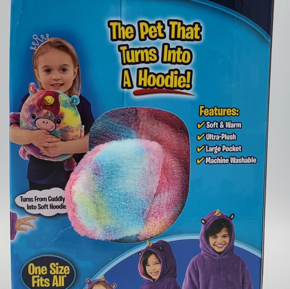 Unicorn Huggle Pets - The pet that turns to hoodie! - Picture 3 of 4